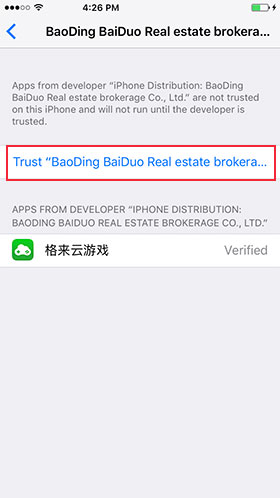 Trust Gloud Games iOS App