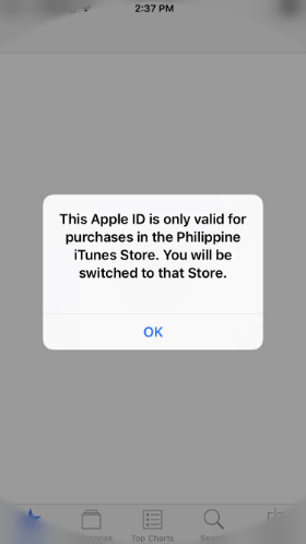 Login Philippines Apple ID