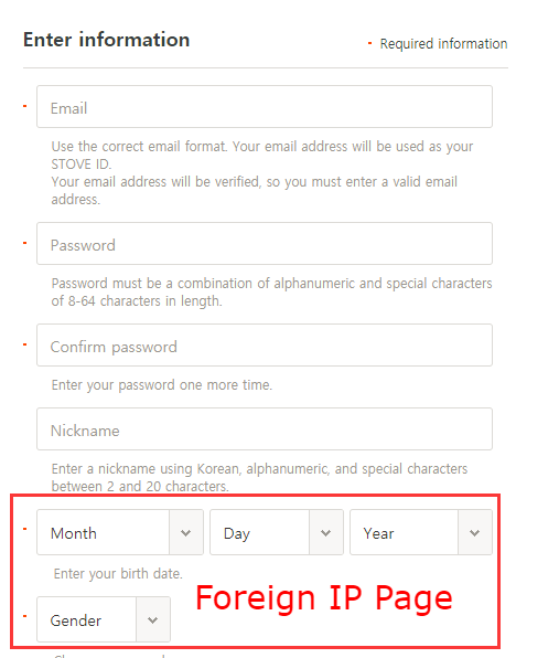 Foreign IP Stove Page