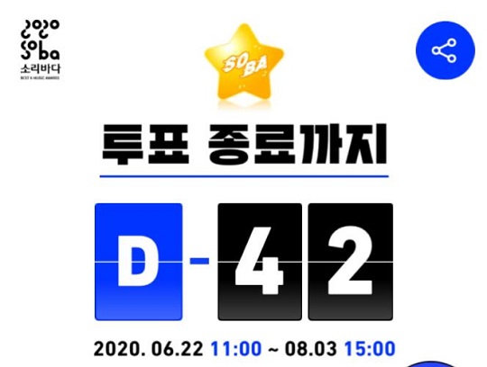 2020 Soribada music awards voting